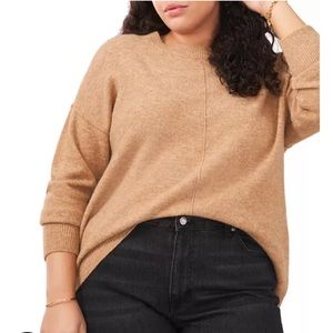 Vince Camuto plus size drop shoulder woman’s pull over sweater